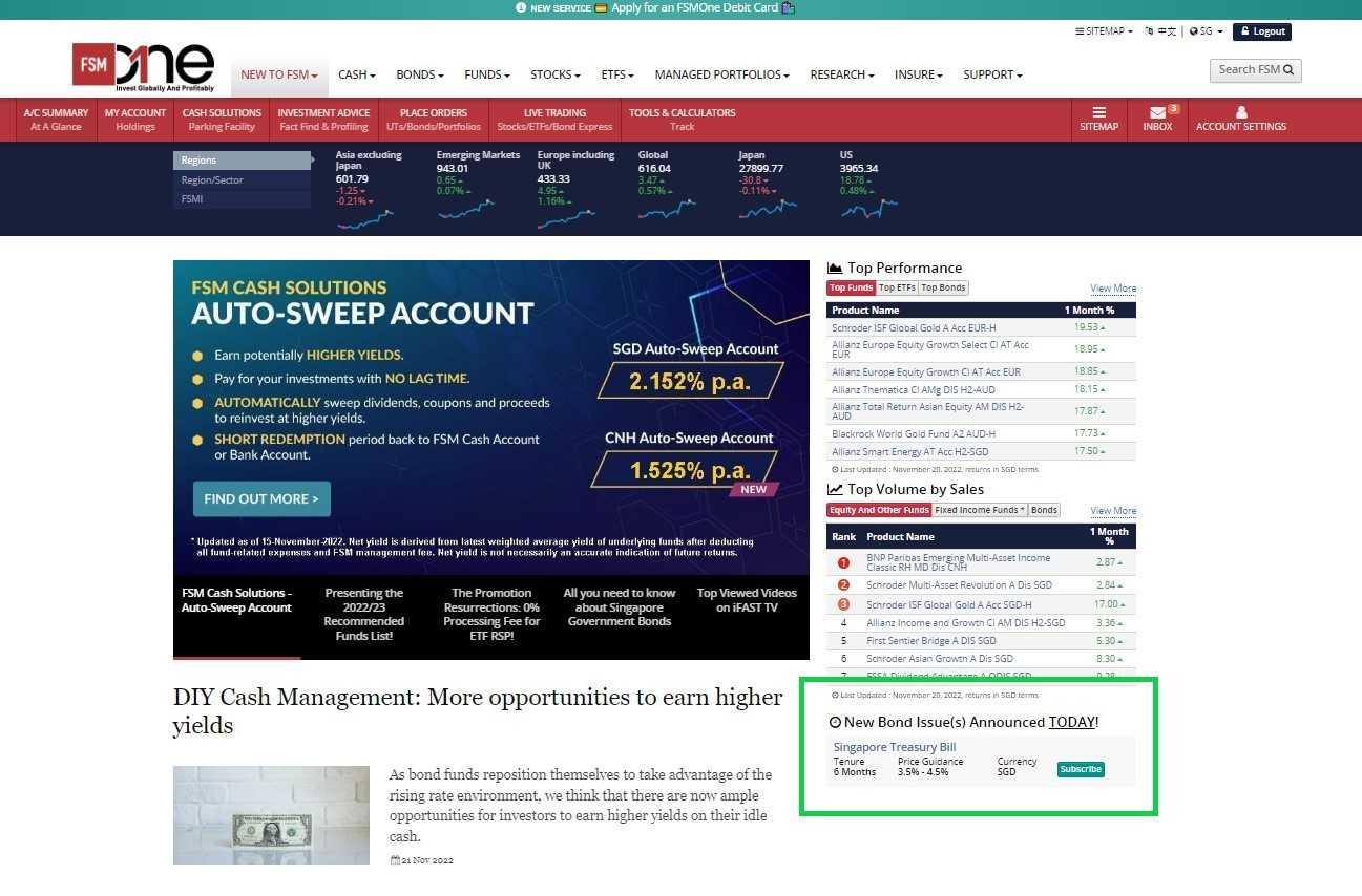 How to Buy Singapore Treasury Bills (T-Bills) on FSMOne | FSMOne Singapore