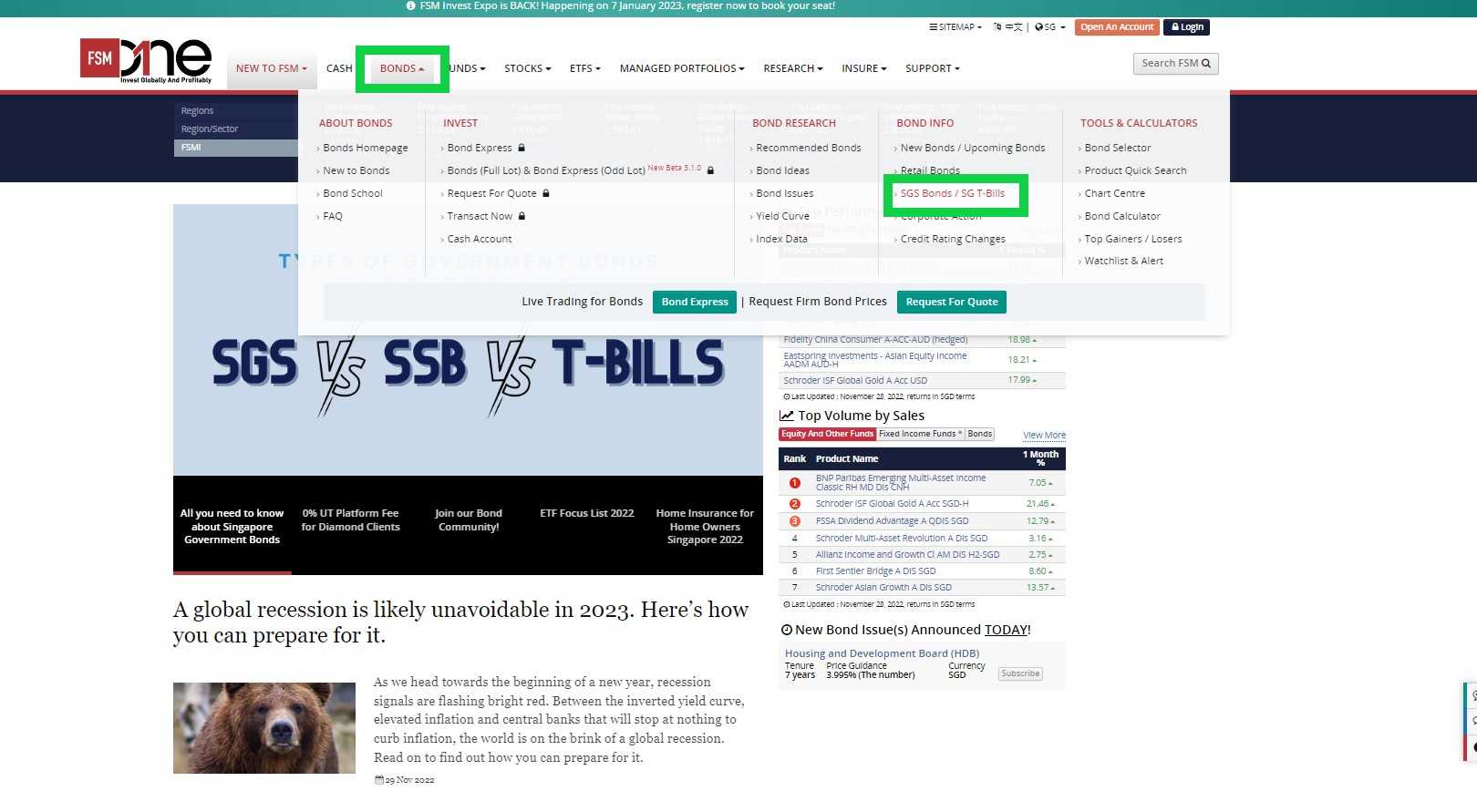 Singapore Treasury Bills & SGS – Buy Them on the Secondary Market with  FSMOne! | FSMOne Singapore