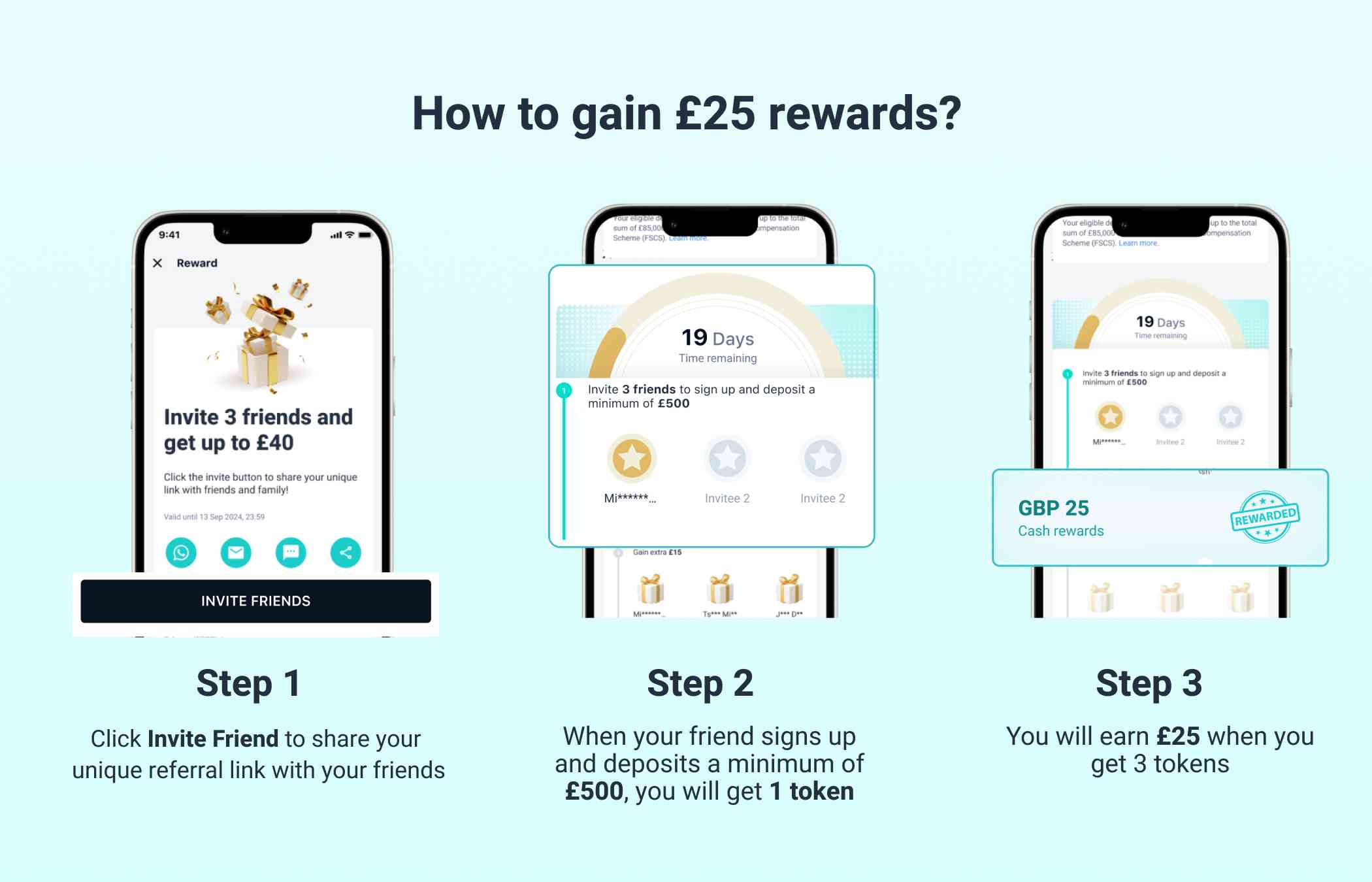 延长推荐计划，让您赚取高达£40的奖励！