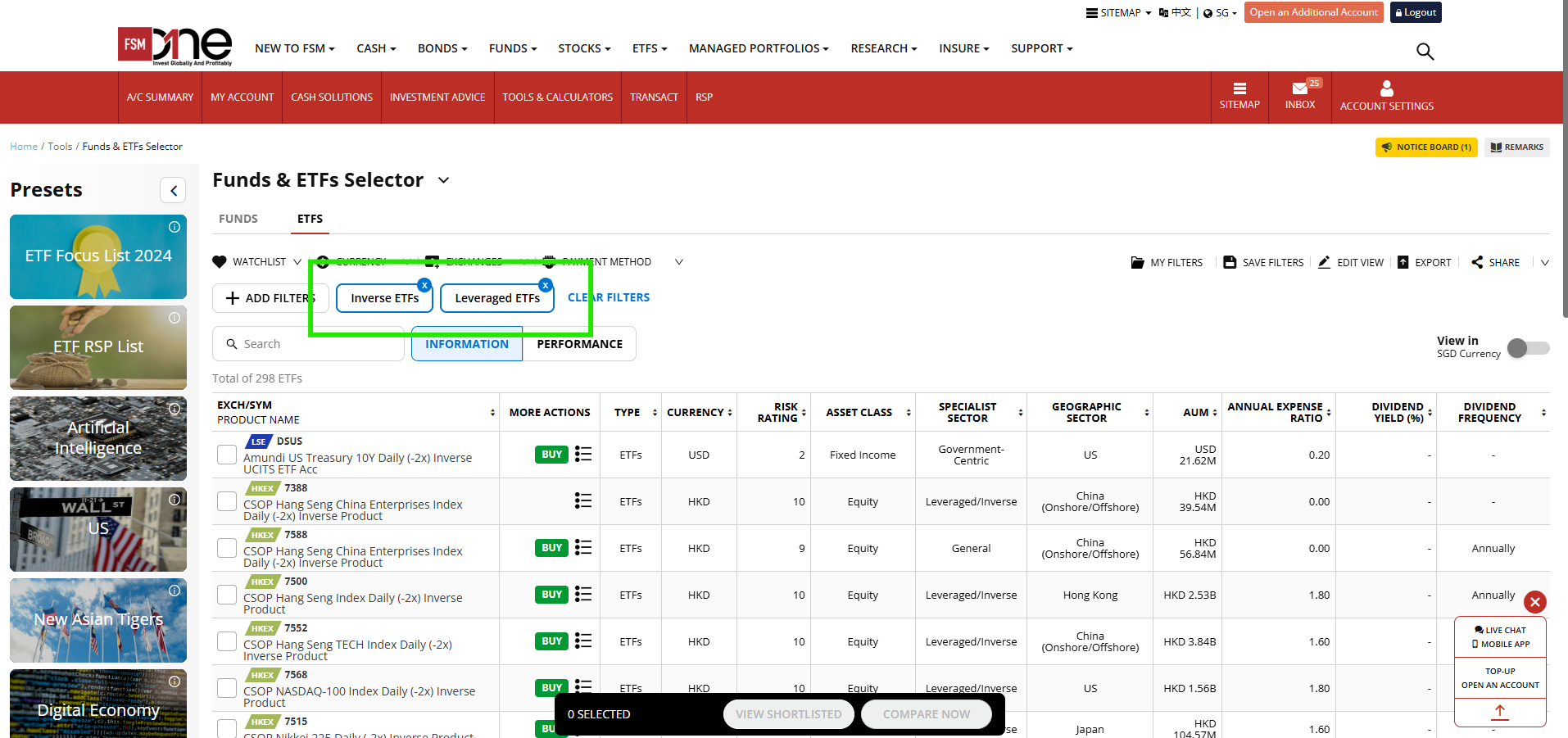 Leveraged and Inverse ETFs: A Powerful Double-Edged Sword. | FSMOne  Singapore
