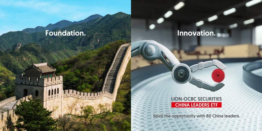 Lion-OCBC Securities China Leaders ETF: An Affordable & Accessible Way to Invest in 80 China Leaders | Open a FREE FSM account and manage all your investments conveniently in ONE place